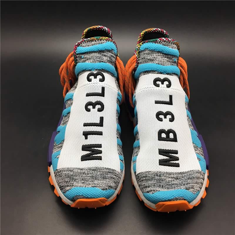 Pharrell Williams x adidas Originals Hu NMD Trail SOLARHU White Purple Mens Womens Shoes